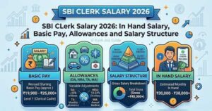 SBI Clerk Salary 2026: In Hand Salary, Basic Pay, Allowances and Salary Structure